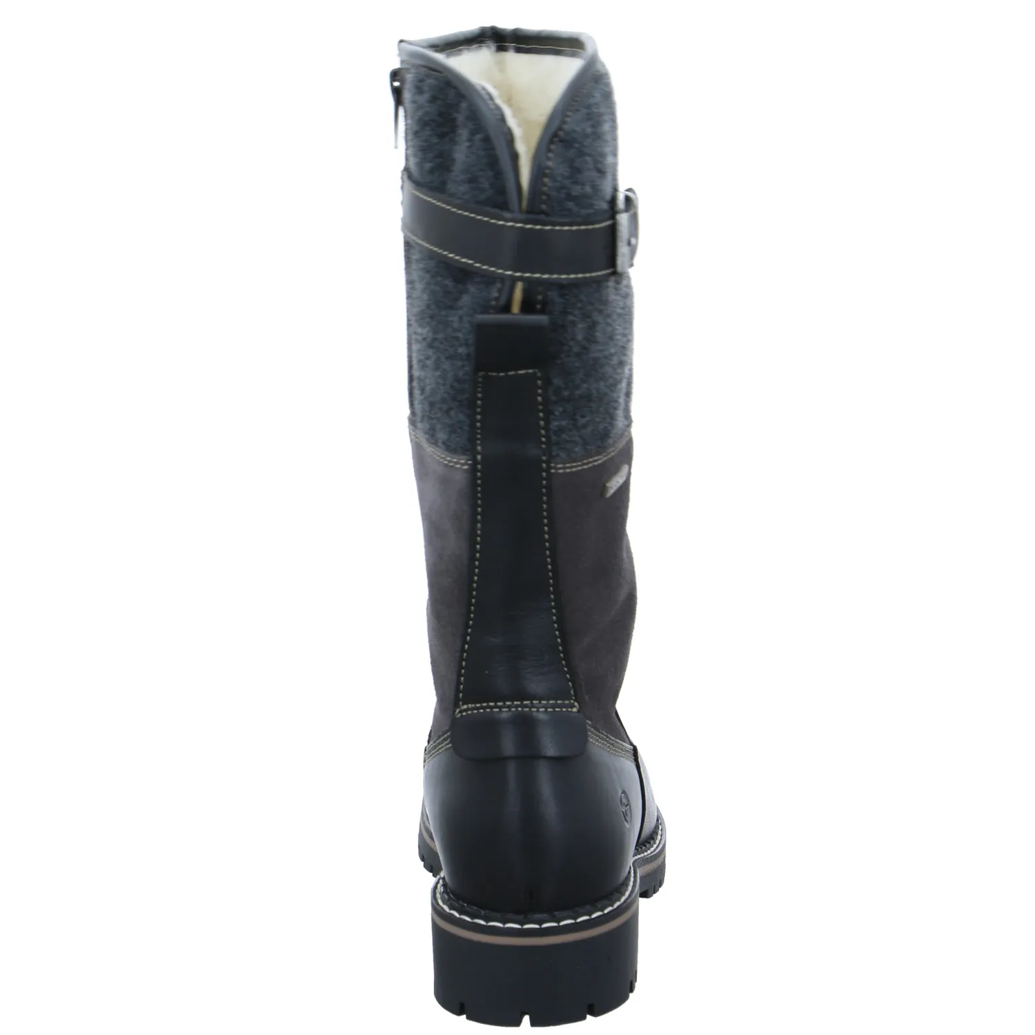 TAMARIS Stiefel Schwarz Leder  mit Tex-Membrane