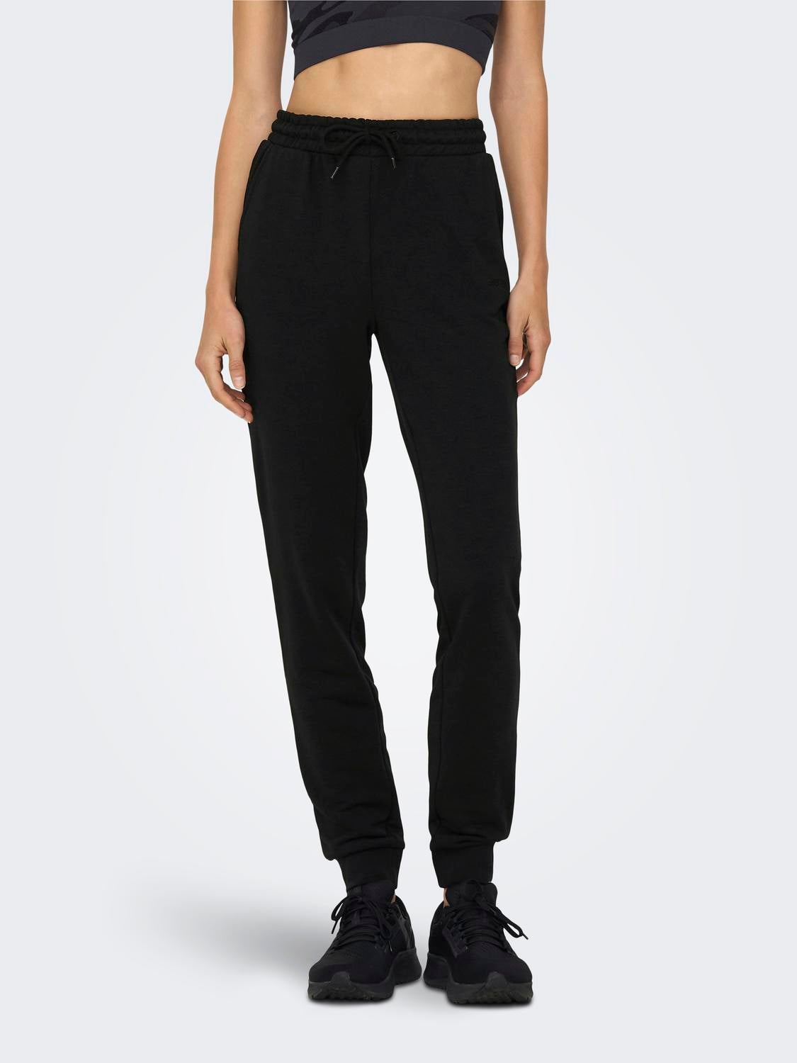 ONPMELINA Mittlere Taille Slim Fit Jogginghose Black