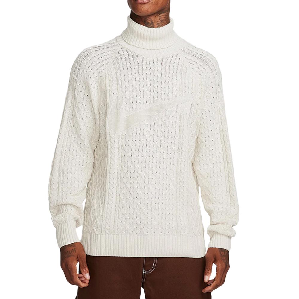 Nike Pull Blanc Homme Nike Cable Knit