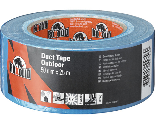 ROXOLID Duct Tape buitentextieltape 50 mm x 25 m