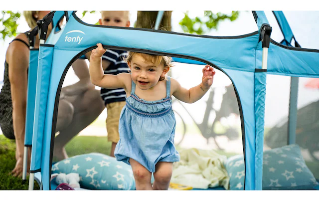 Laufgitter »tenty Set Blau«