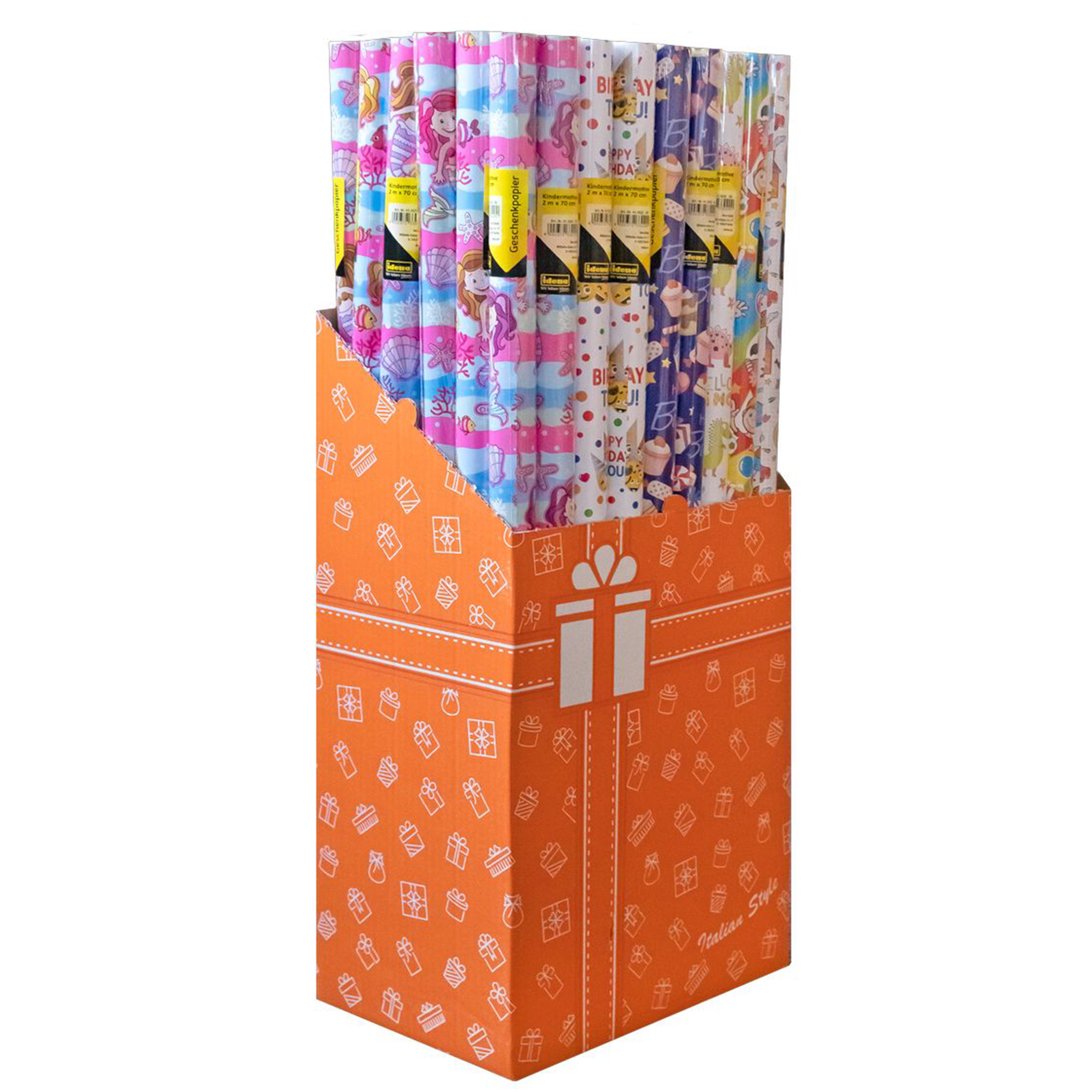 Geschenkpapier - Kindermotive - sortiertes Design