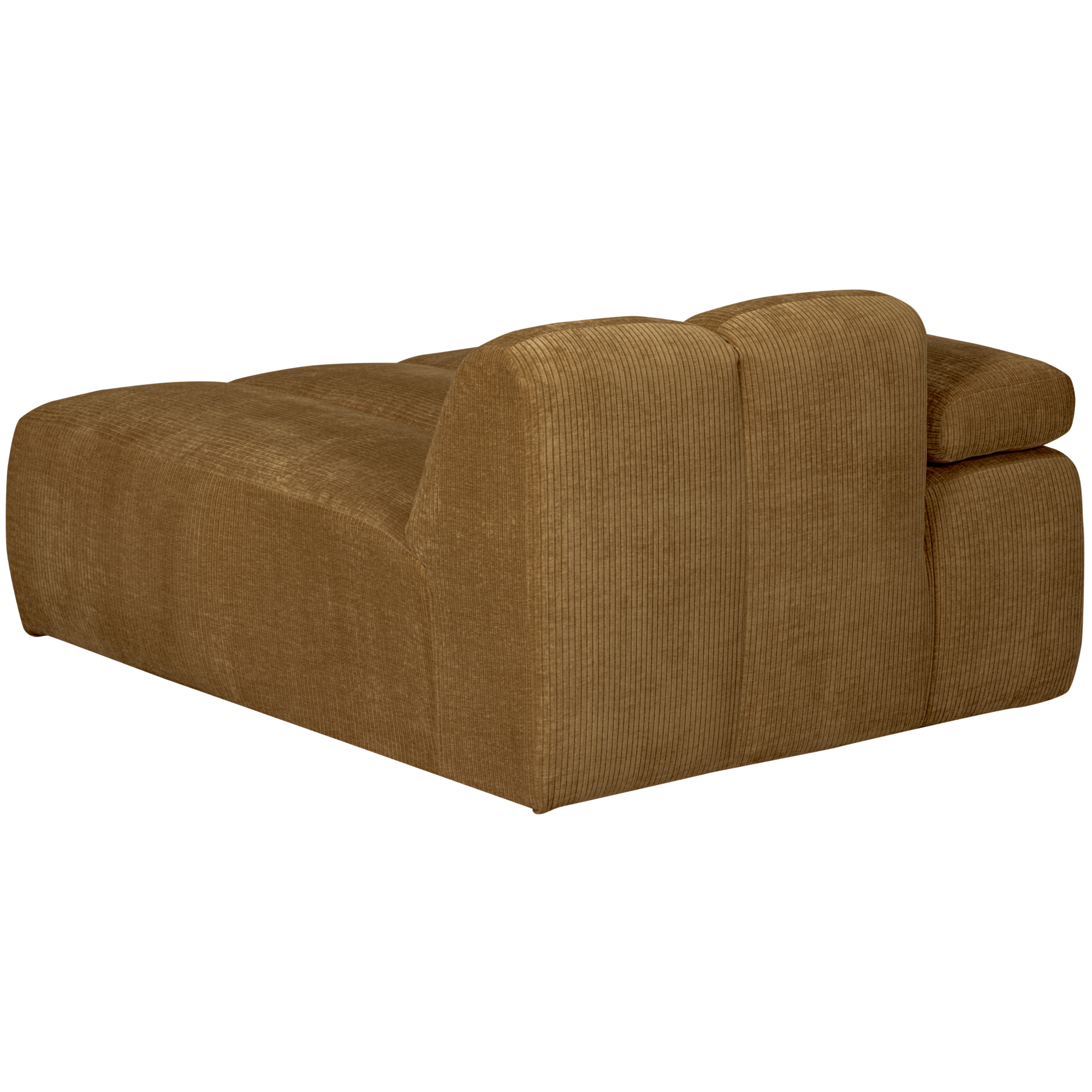 Chaise Longue Mojo Element Mojo Chaise Longue Element Links - Geweven Ribstof - Honinggeel