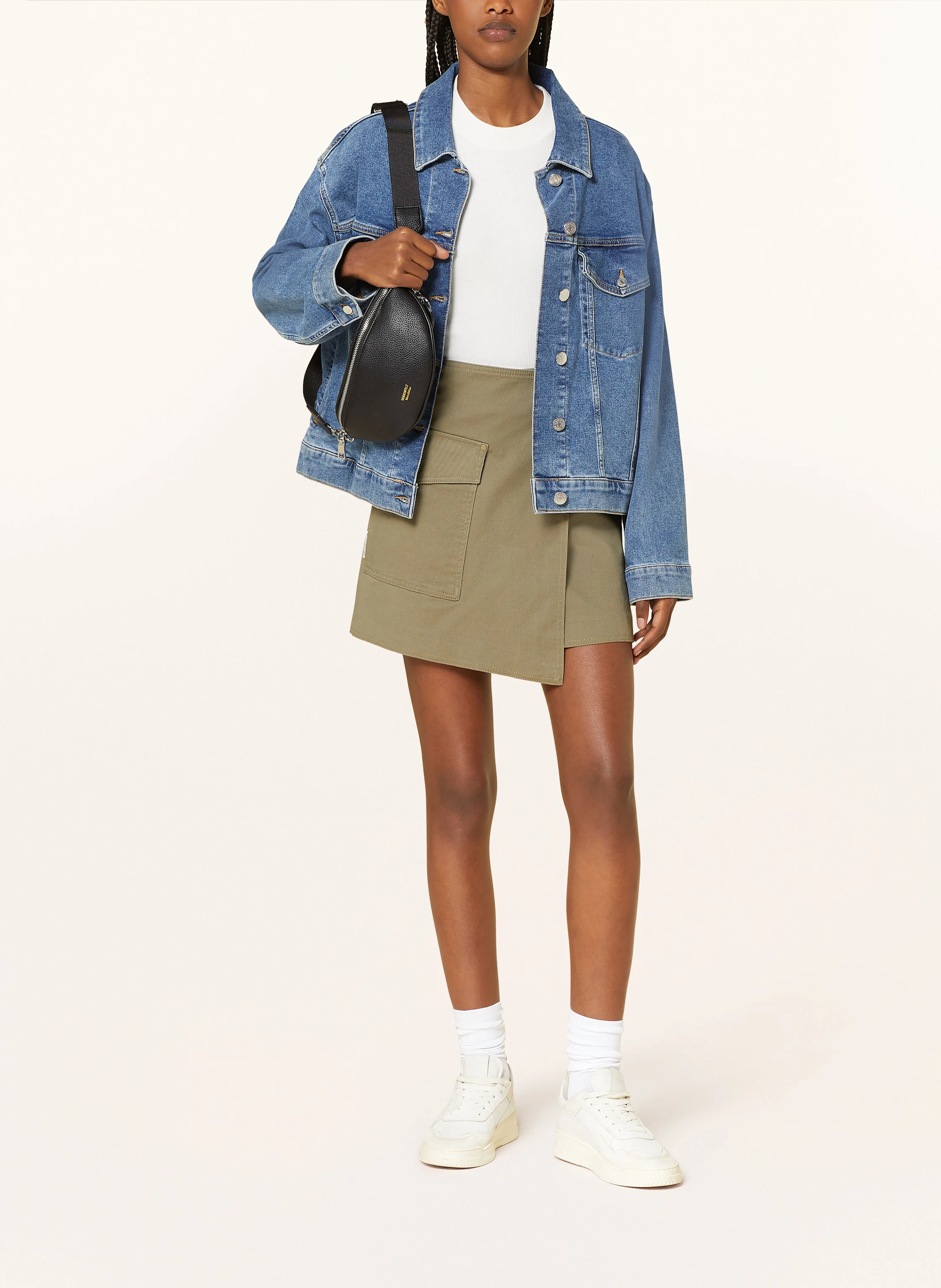 Marc O'Polo DENIM Jeansrock in Wickeloptik
