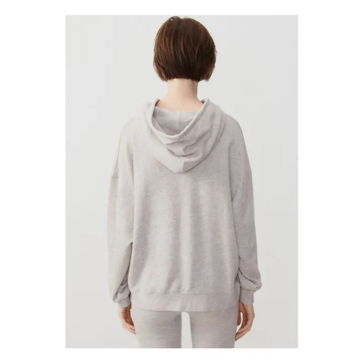 American Vintage Sweat Capuche Zofbay | Gris chiné