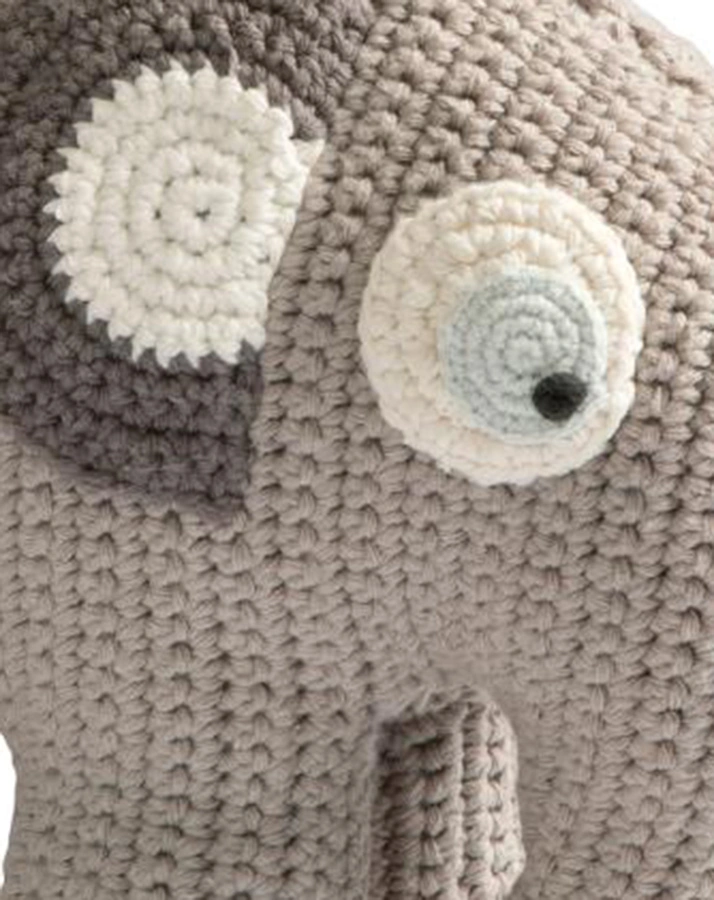 Nachziehtier FANTO DER ELEFANT in classic grey