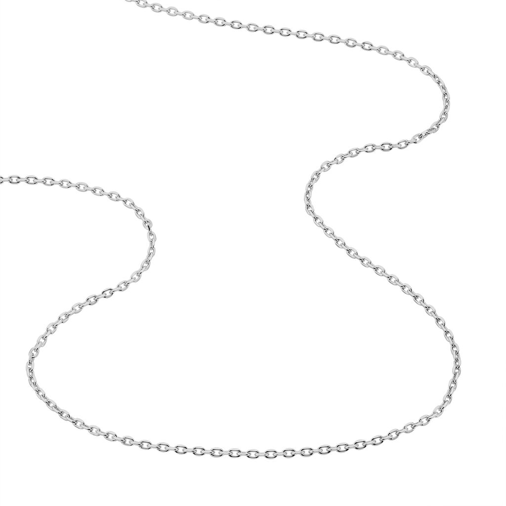 Chaîne Claudine Maille Forçat Argent Blanc