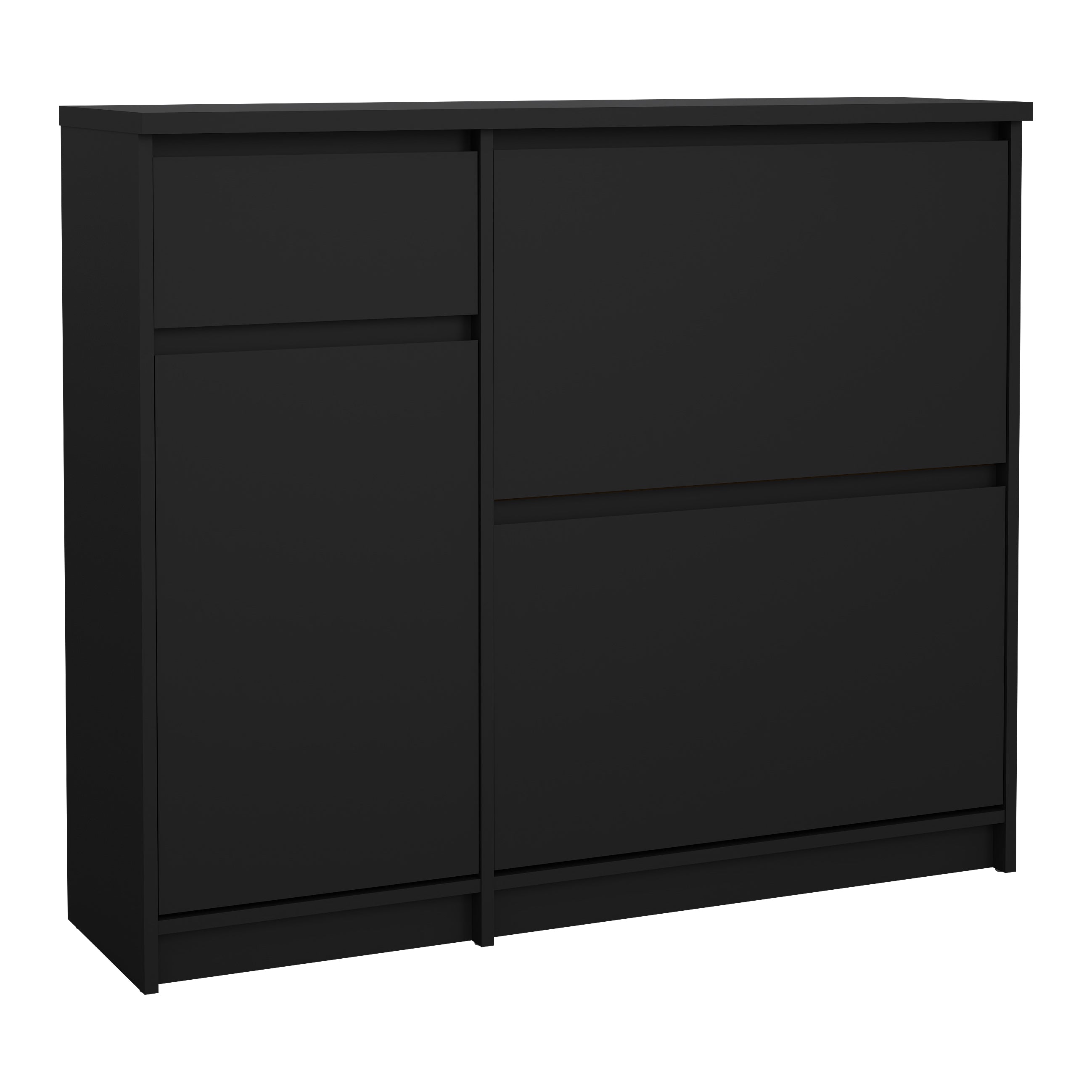by fonQ basic Flip Schoenenkast - Zwart