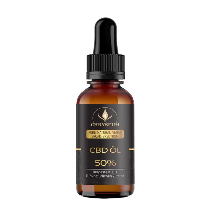 Chryseum®- 50 % CBD Öl Vollspektrum