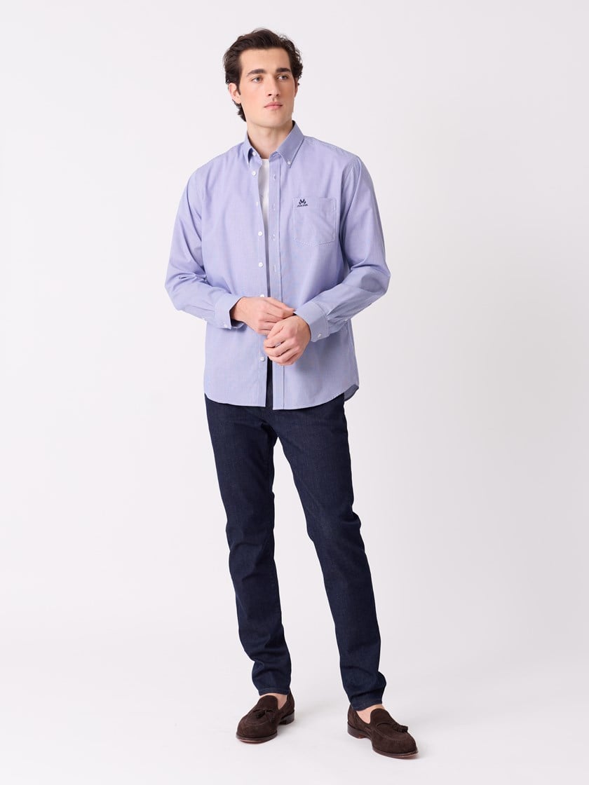 Kendy skjorte - Classic fit Mazarine Blue