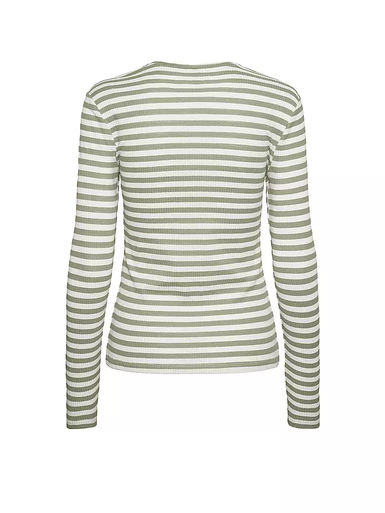 PIECES Langarmshirt PCRUKA hellgrün
