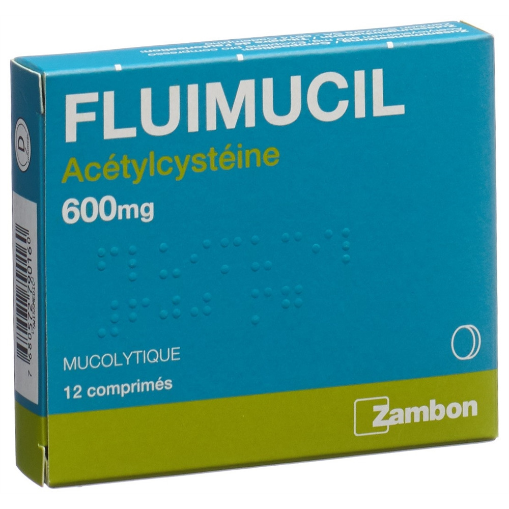 FLUIMUCIL Tabl 600 mg (D) Blist 12 Stk
