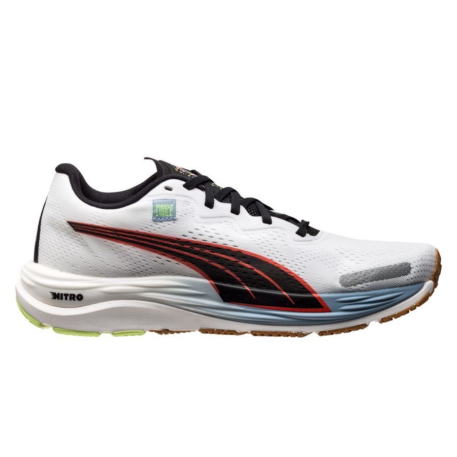 PUMA Chaussures de Running Velocity Nitro 2 First Mile - Blanc/Bleu/Noir Femme