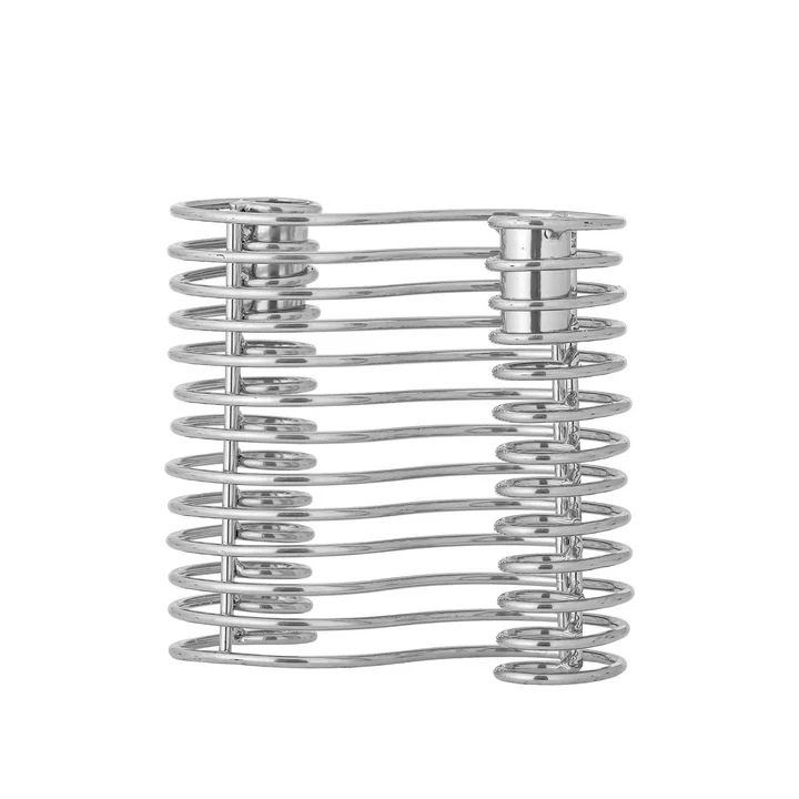 Bloomingville - Wavela Kerzenhalter, silber