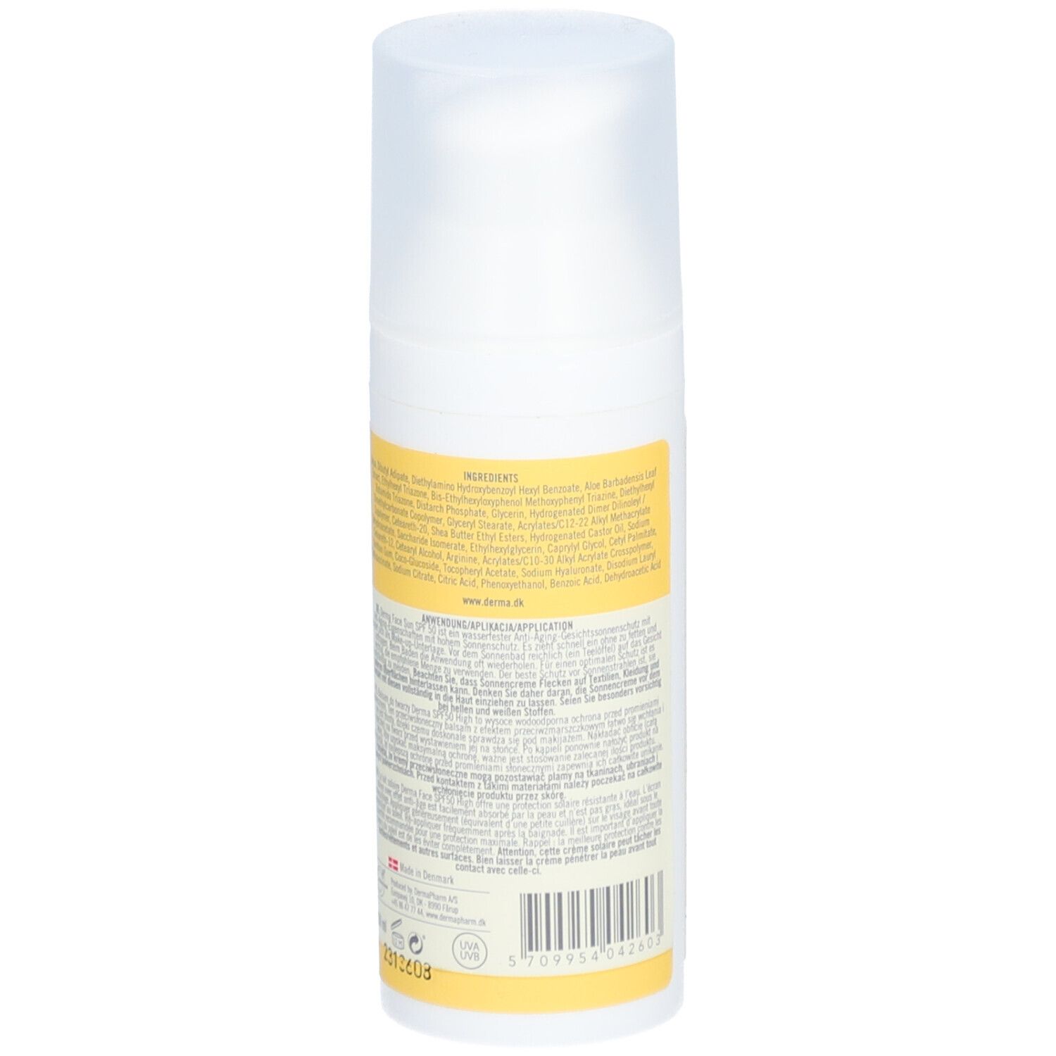 Derma Face Sun Lotion Anti-Age SPF 50 - Jetzt 25% sparen mit Code „dermasun25“