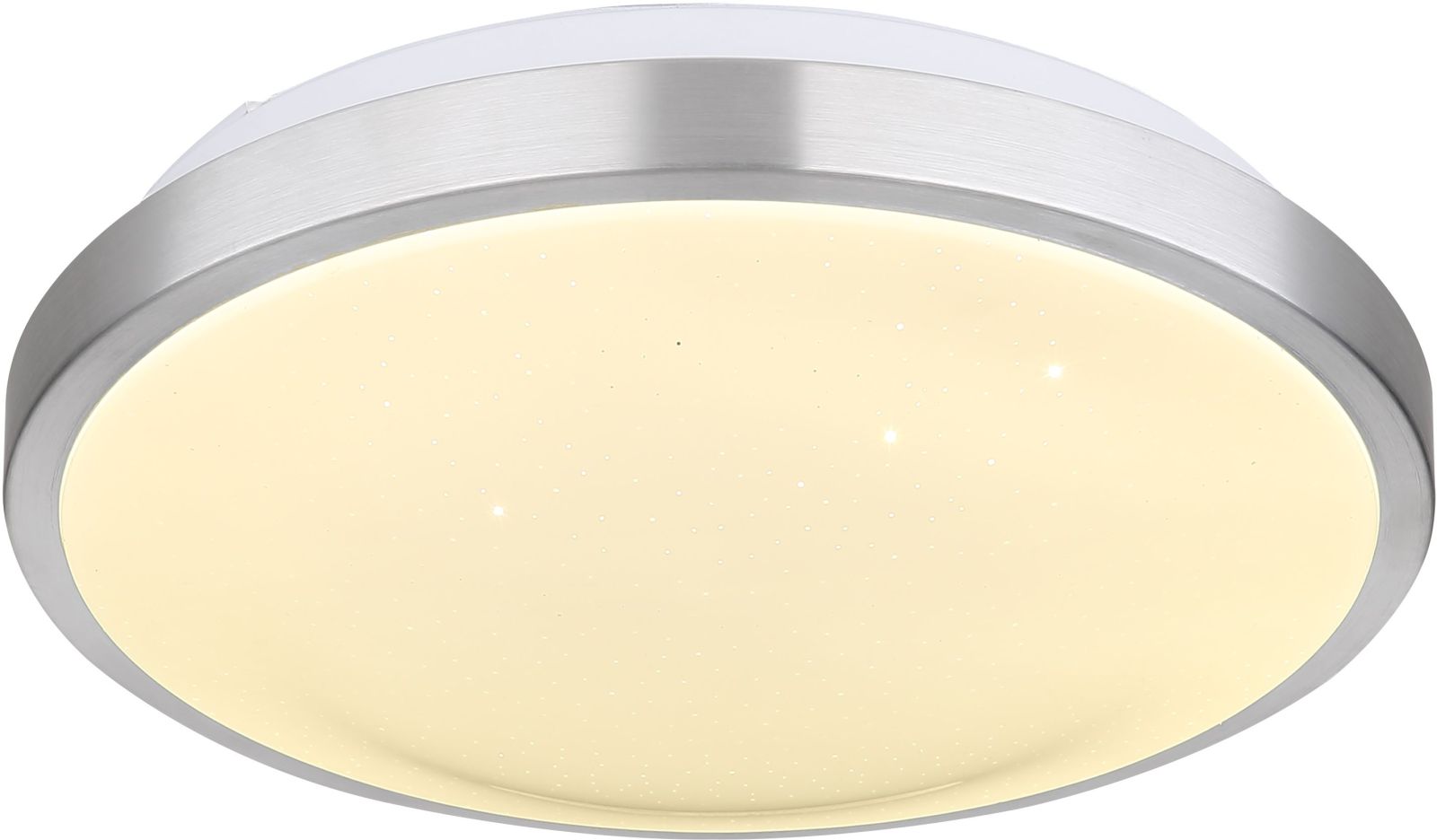 LED-Deckenleuchte - silber-opal - integrierter Sensor - Ø 30 cm