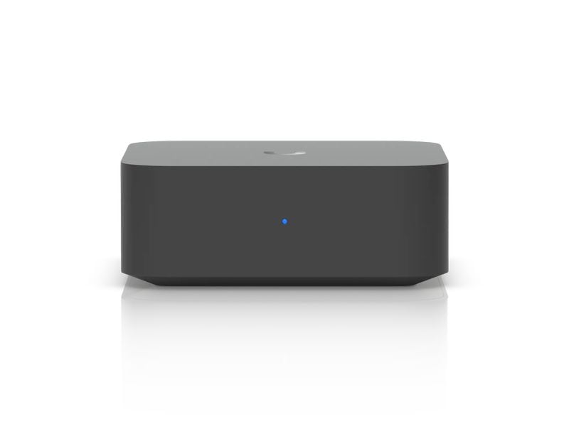 Ubiquiti PoE Audio Port Schwarz Ein digitaler Audiostreamer mit ultrakompaktem, vielseitigem Design und einem intuitiven Steuerungssystem, das mehrere Musik-Streaming-Dienste und skalierbare Mehrzonen-Installationen unterstützt