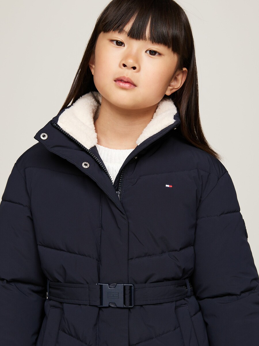 TOMMY HILFIGER<br>Jaqueta de plumas com gola alta