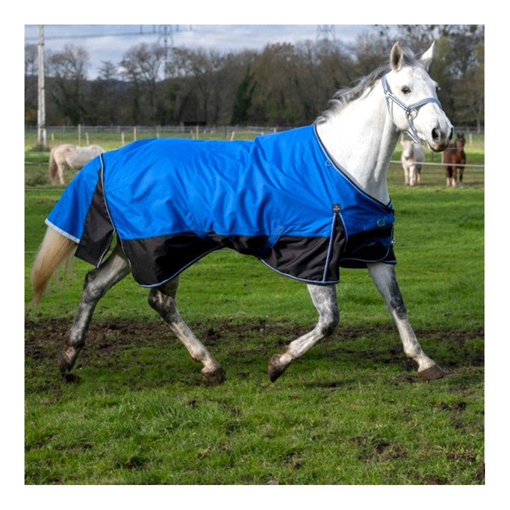 Equitheme TYREX 1200D 0G - Couverture paddock bleu/nr