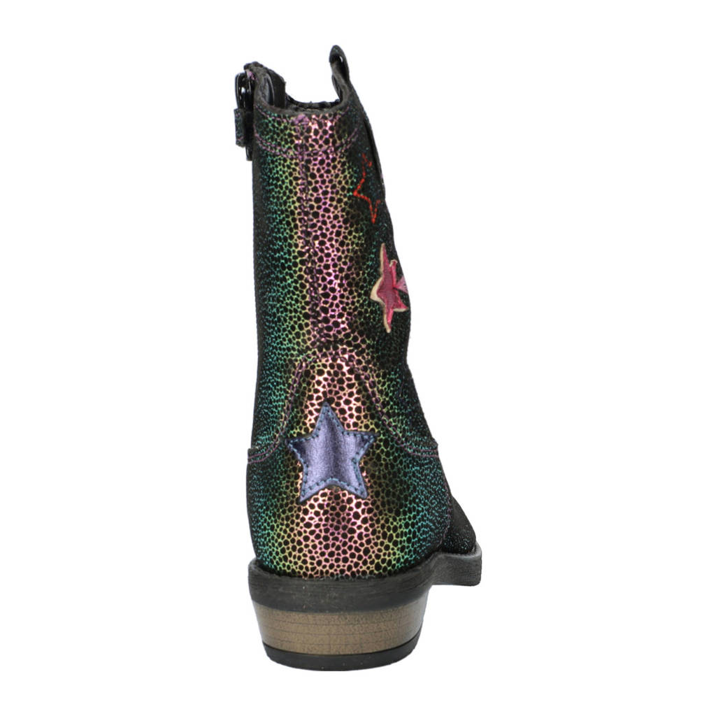 Nelson Kids suède cowboylaarzen roze multi