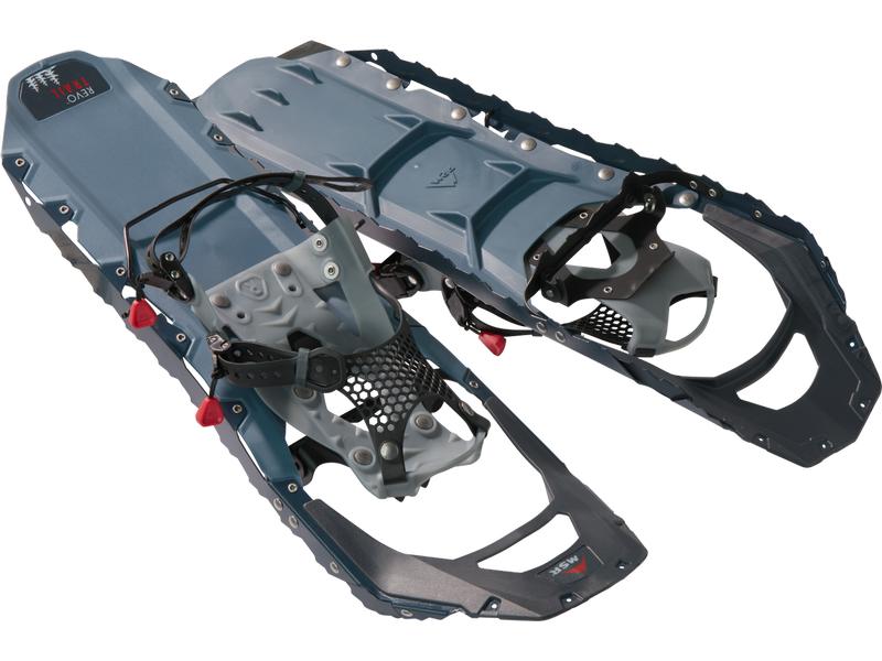 MSR Schneeschuh Revo Trail M25 Marine Fog, 64 cm Schneeschuhe für hervorragende Griffigkeit, Flexibilität und Haltbarkeit