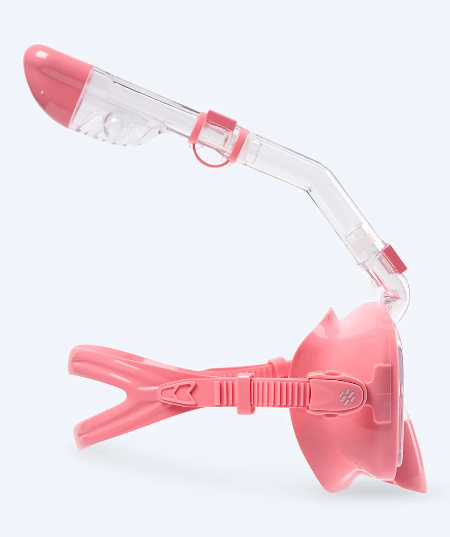 Watery fullface snorkelmaske til børn - Pearl - Pink