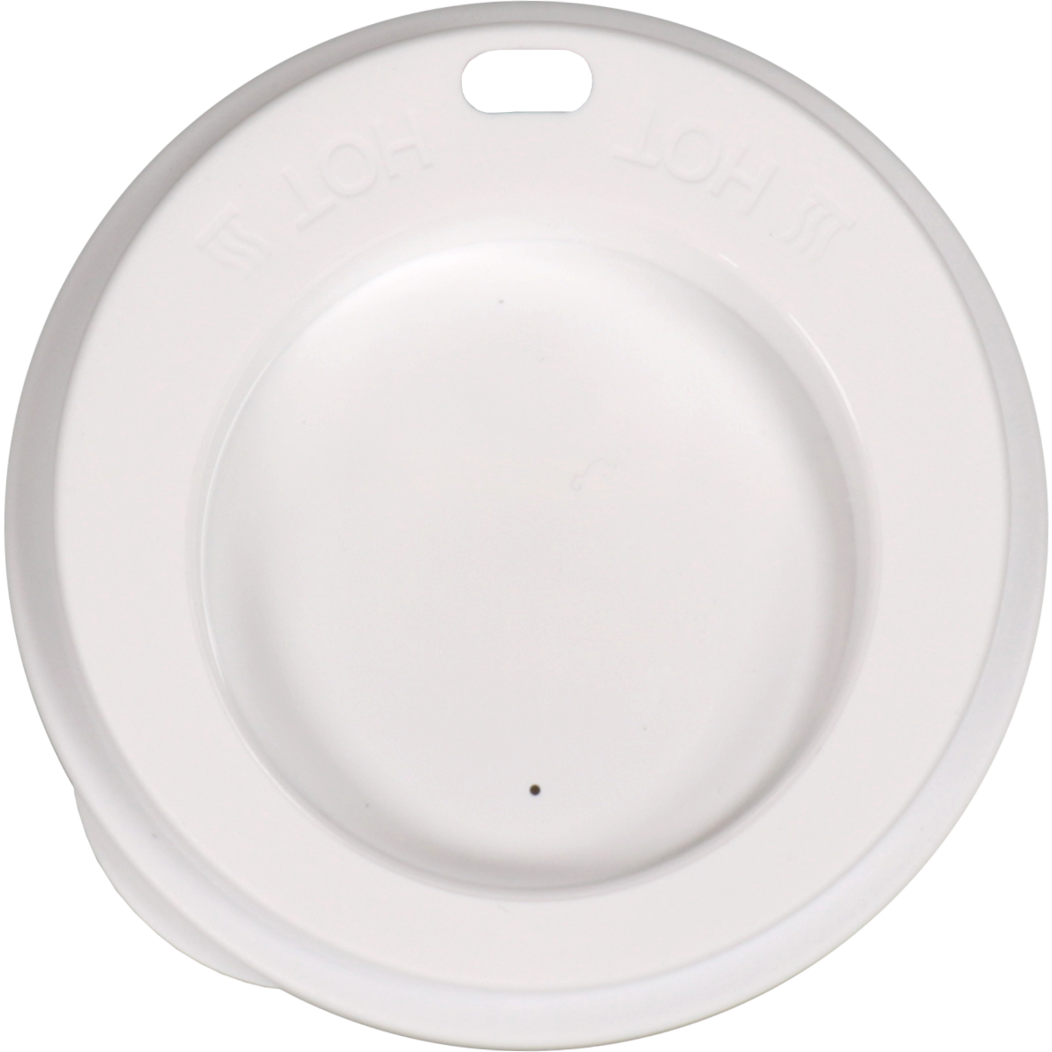 ÖkoCup Deksel, PP, rond, reusable, met drinkgat, Ø90mm, wit