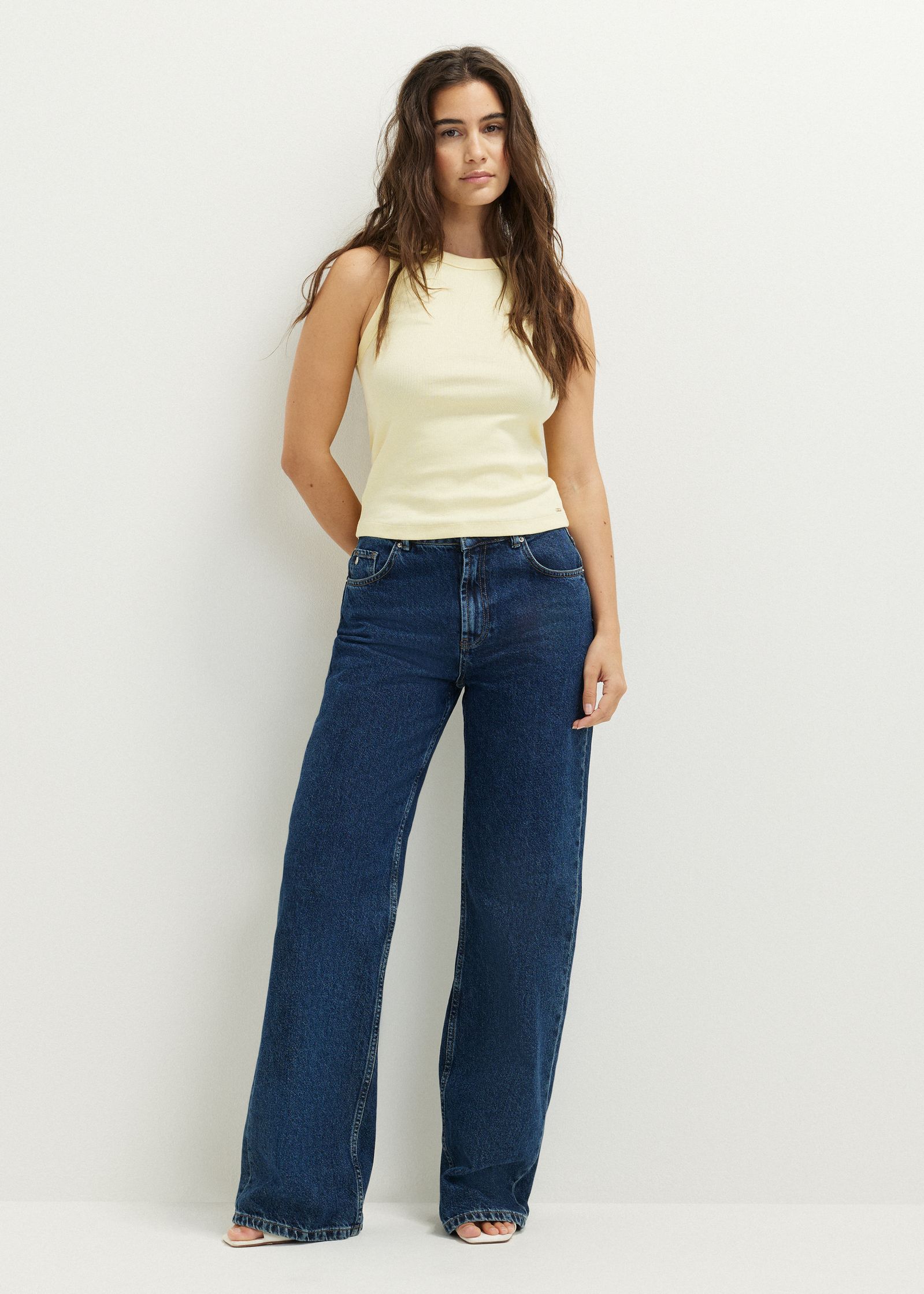 Singlet met rib