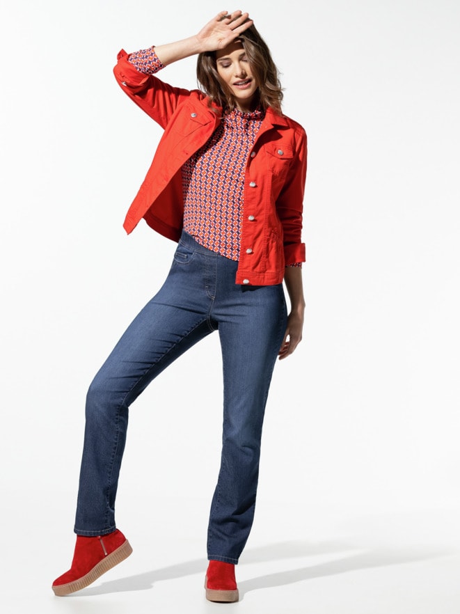 Yoga-Schlupfjeans
