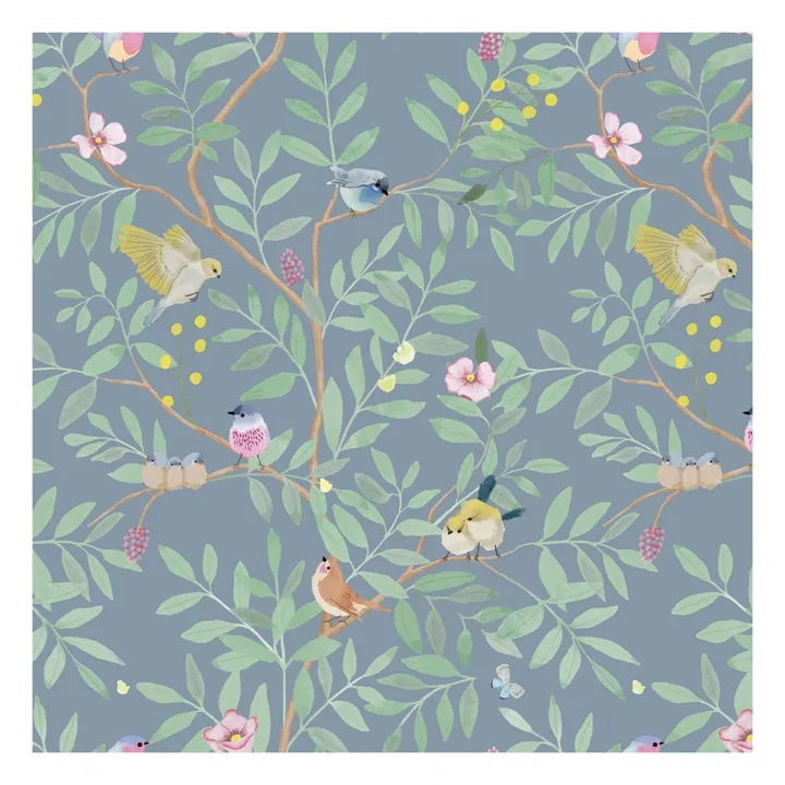 MIMI'lou Papier Peint Printemps | Bleu