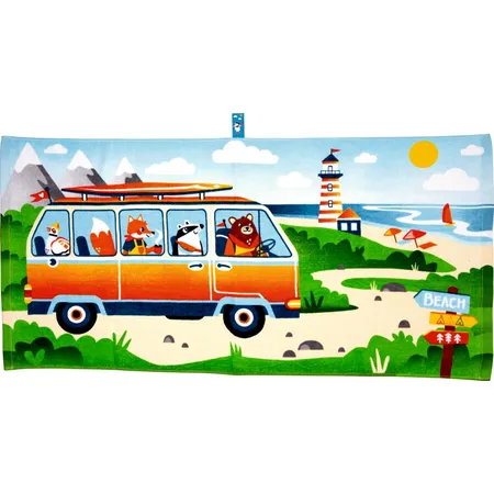 Die Spiegelburg Kleines Zauberbadetuch - Unterwegs (ca.50x100 cm)