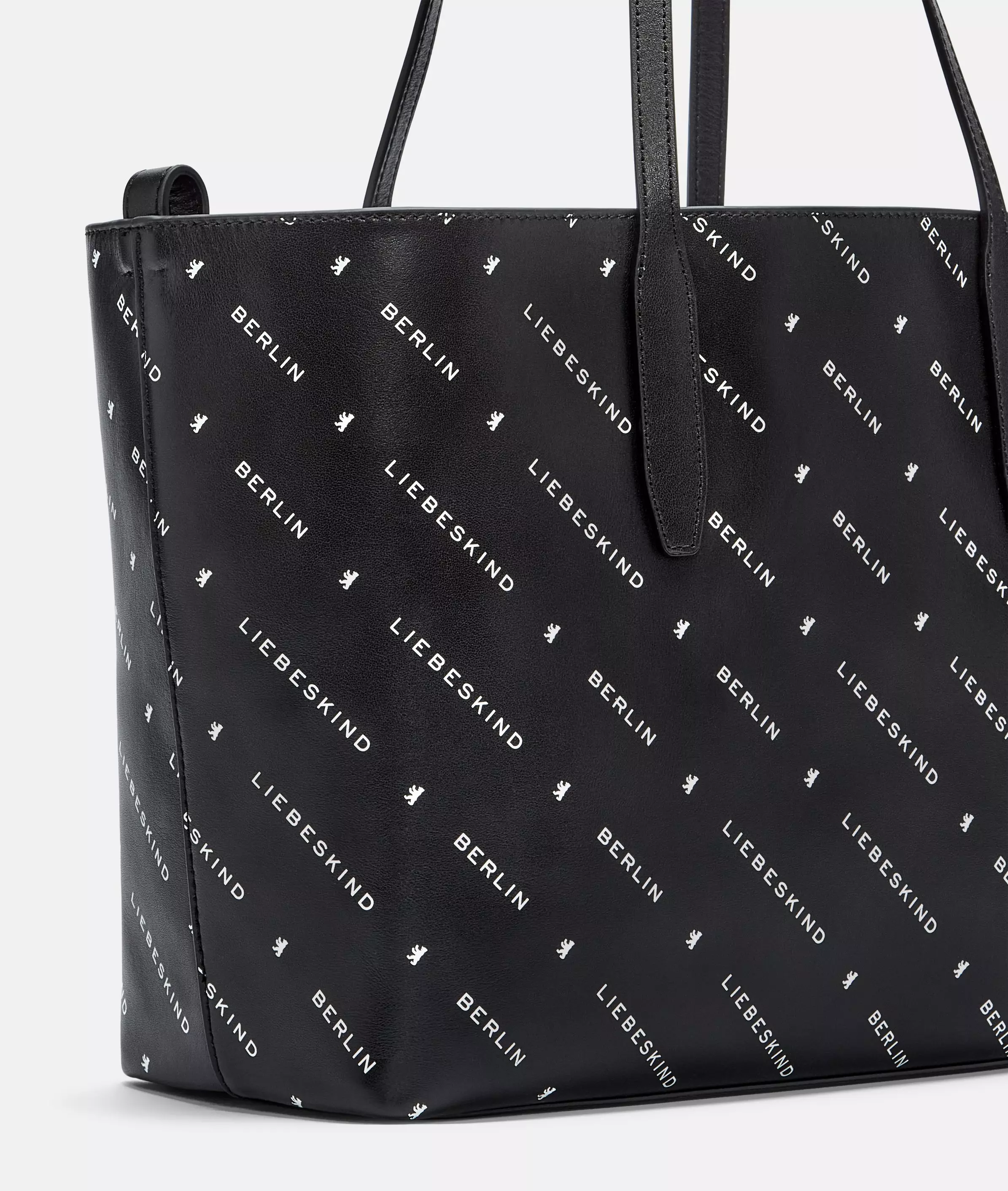 Monogram Shopper M Nappa leather shopper with Liebeskind Berlin lettering