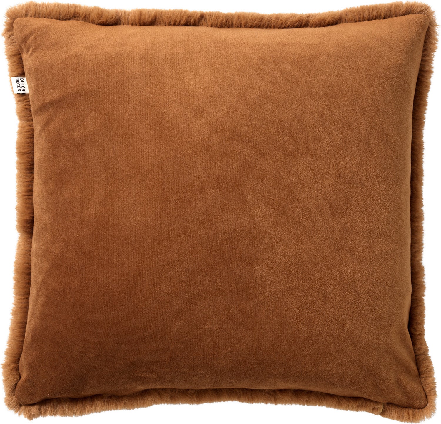 Dutch Decor sierkussen Zaya bruin 45 x 45 x 22 cm
