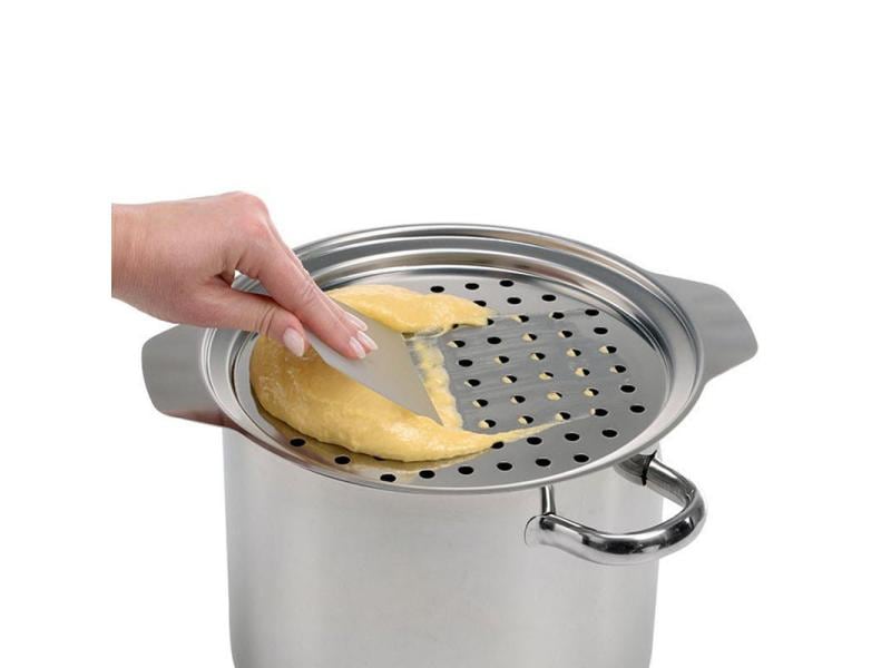 Westmark Spätzle Topfaufsatz 24 cm - 28 cm Topfaufsatz für Spätzle mit Schaber