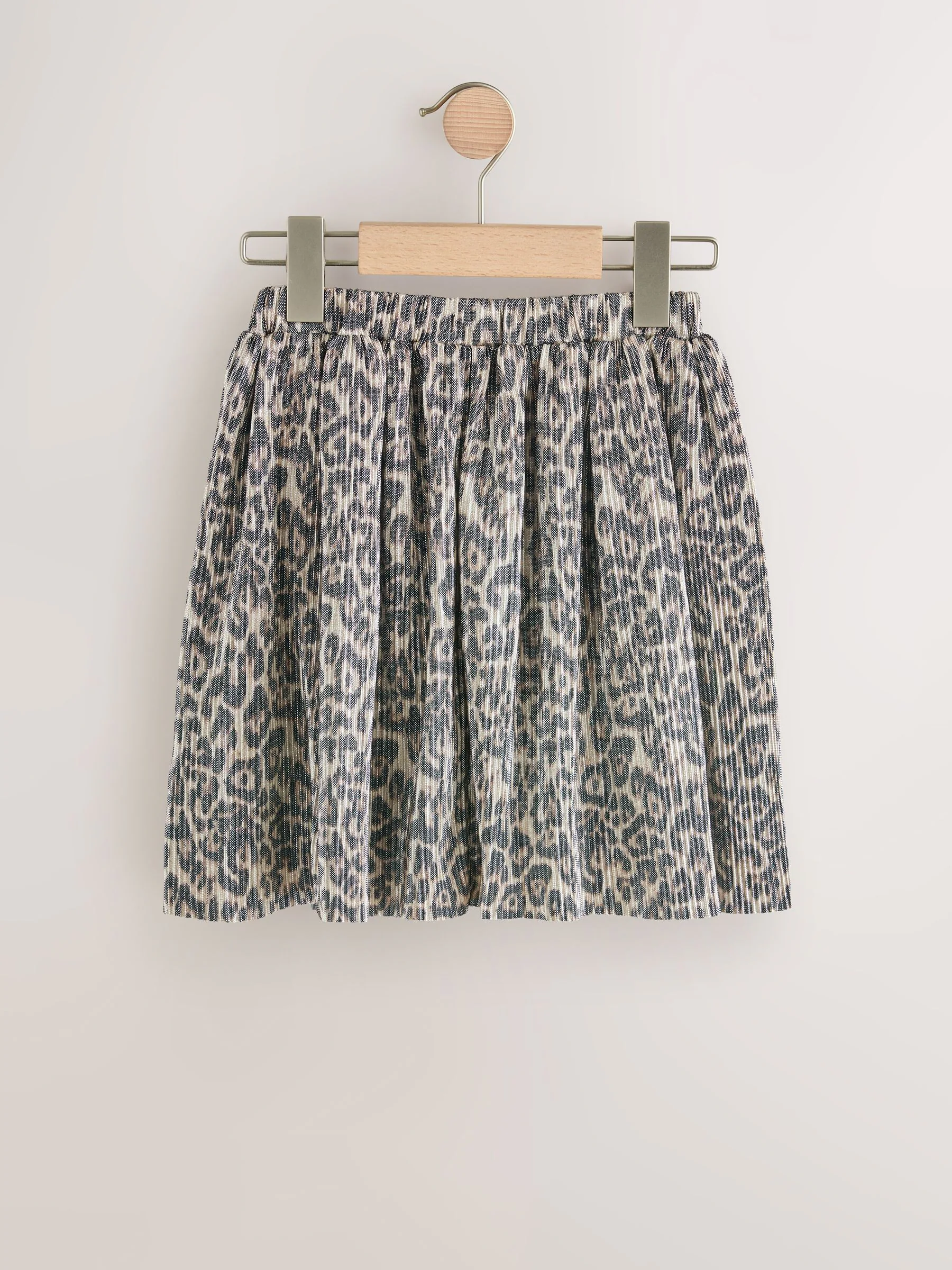 Glinsterende dierenprint - Rok met elastische taille (3-16jr)