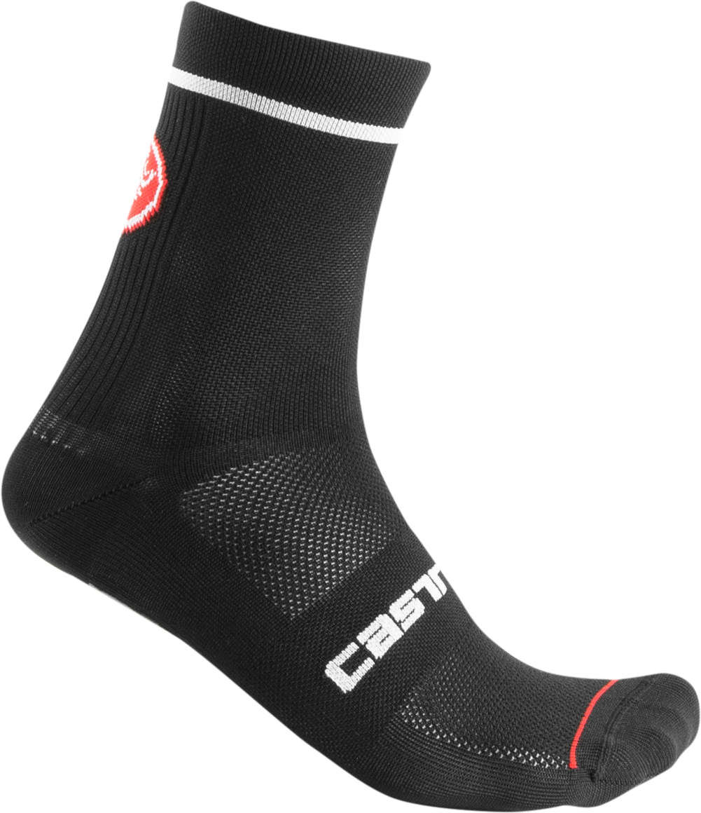 Castelli Entrata 9 Fietssokken Zwart
