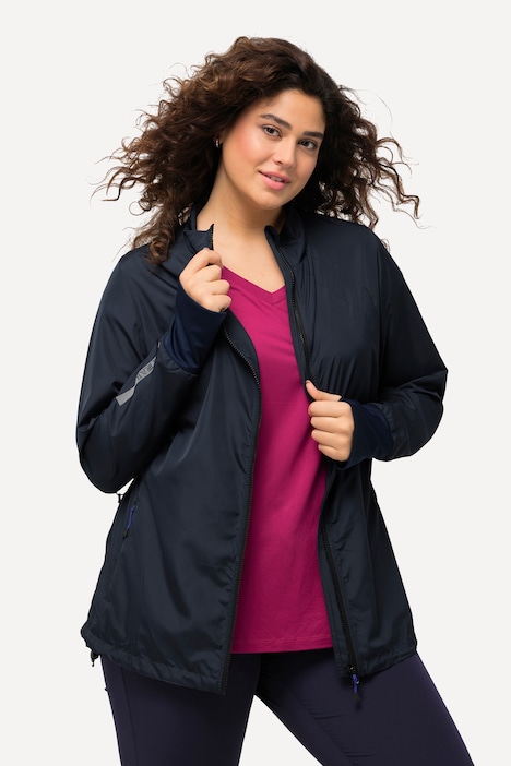 HYPRAR Jacke, leicht, Stehkragen, Tunnelzug, recycelt