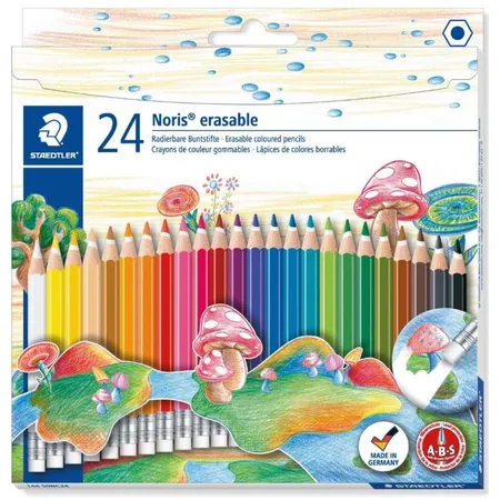 STAEDTLER® Noris Club radierbarer Farbstift, 24 Stück Etui