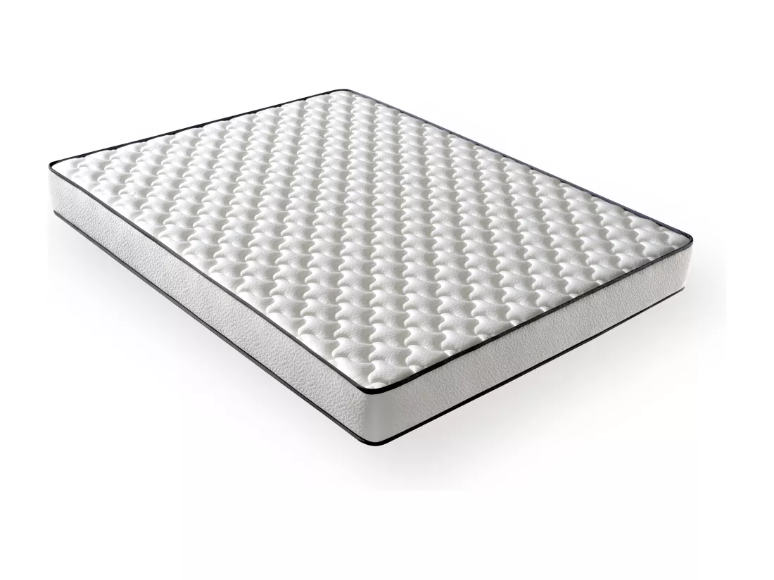 Matelas Mousse 90x190 New York - Ferme - Réversible - Côté Été/hiver - H15 Cm