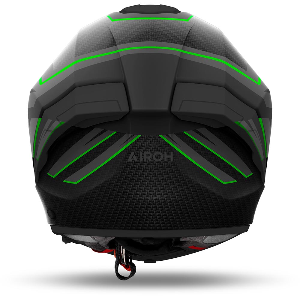 Airoh - Casque Matryx Sentinel Noir / Vert fluo / Mat