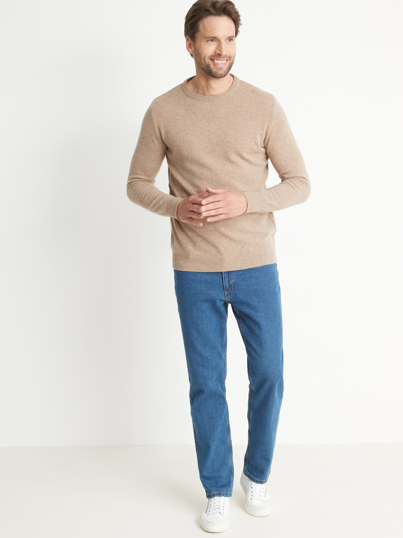 Pull encolure ronde 100% acrylique