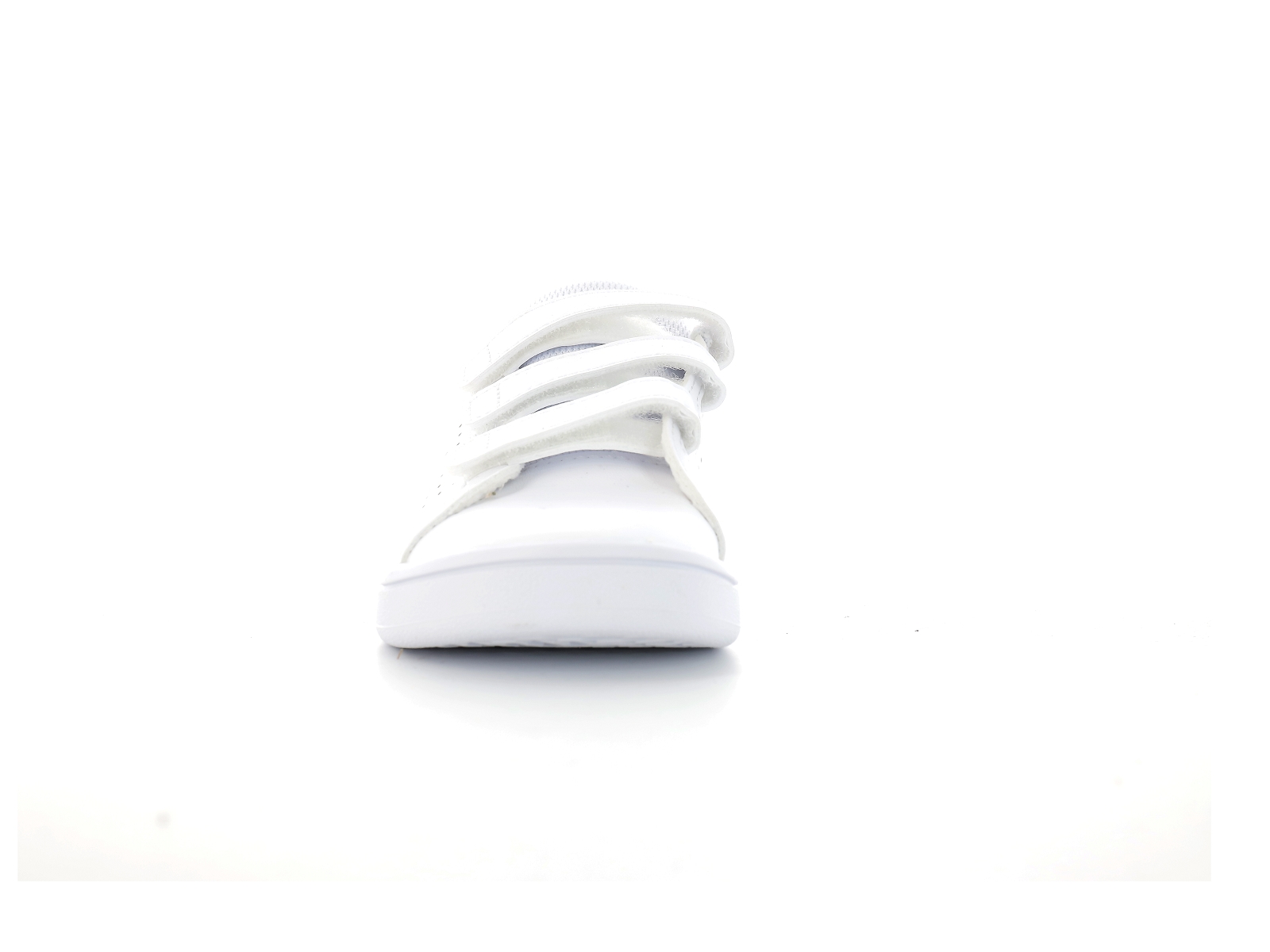 Adidas-ADVANTAGE C Synthétique Blanc Argent