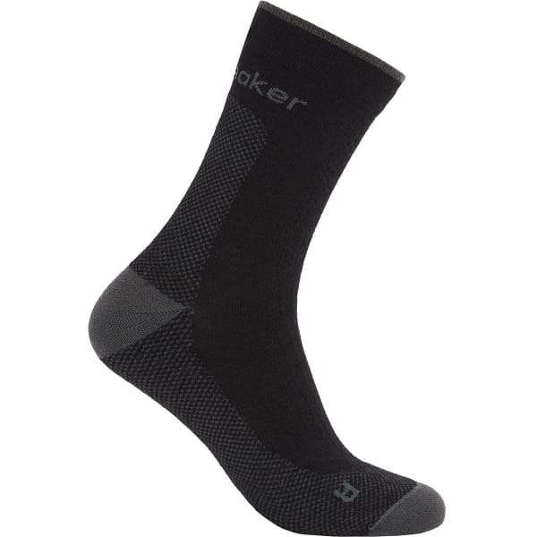Chaussette randonnée ICEBREAKER M MER HIKE+ ULTRALIGHT QUARTER BLACK/OBSIDIAN