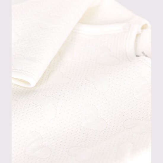 Pyjama en tubique bébé   Marshmallow        de               Petit Bateau