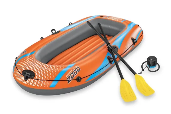 Bestway 61141 / 23, Rafte, Flåde, Grå, Orange, 2 person(er), 120 kg, ISO 6185