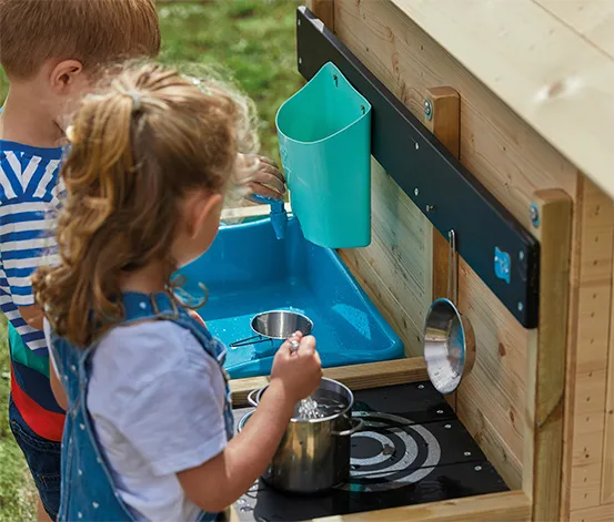 TP Toys Anbau-Holz-Kinderspielküche »Deluxe«