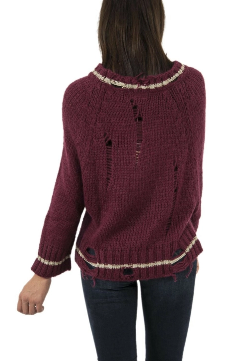 pull hiver bsb 040-260048 rouge