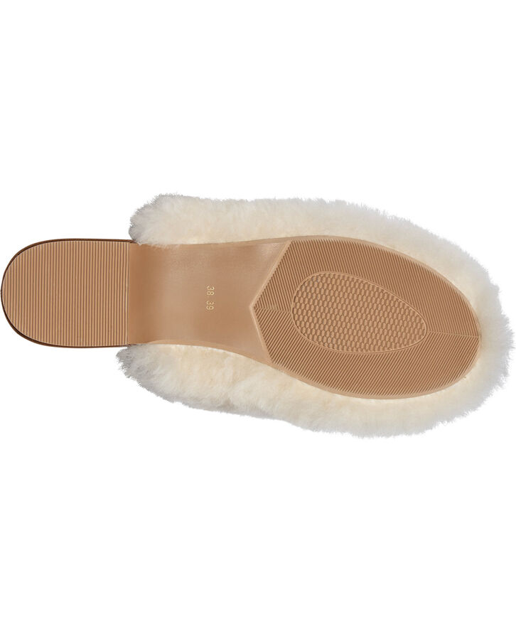 Magasin du Nord Collection Slipper in Real sheepskin - Off white Off white