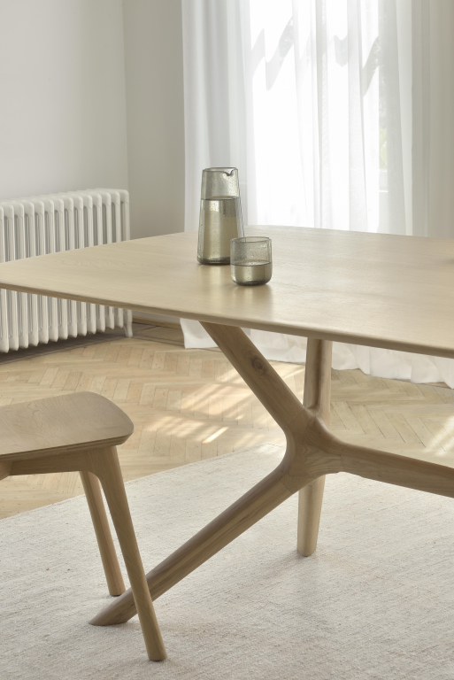 Ethnicraft X eettafel 220x100 eiken