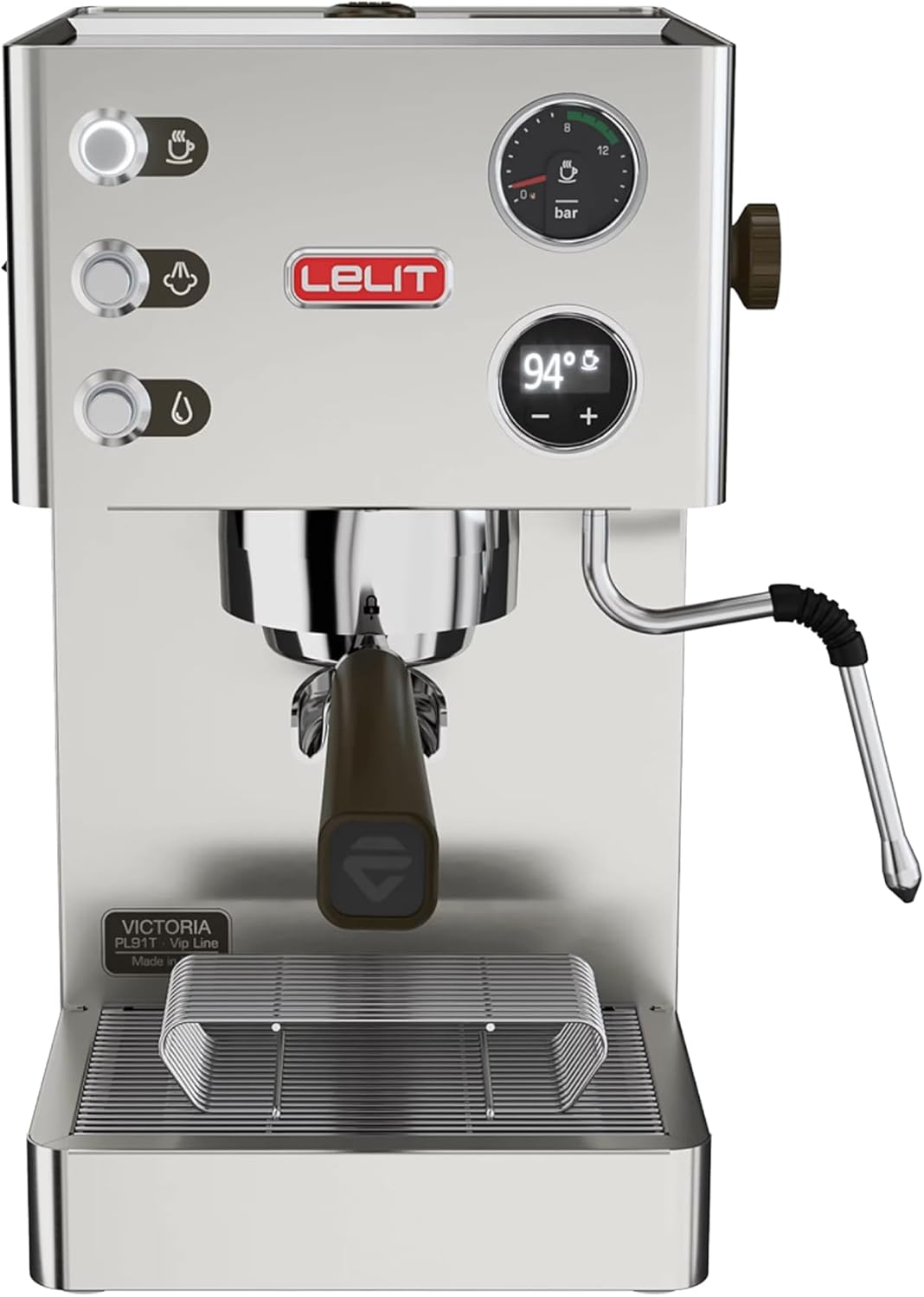 Lelit Victoria Kaffeemaschine - Mit Milchaufschäumer - Silber